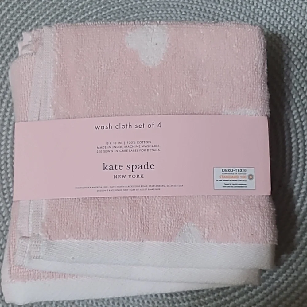 Kate Spade Wash Cloth Set
